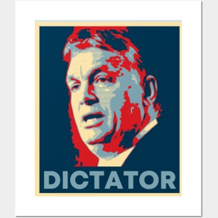 Orban Viktor Dictator Face Posters and Art